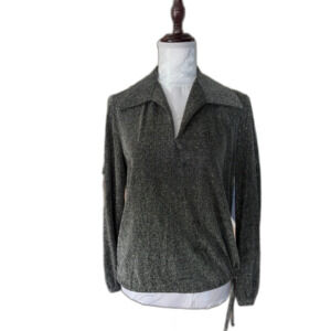 Vintage Carina Metallic Blouse 1960's